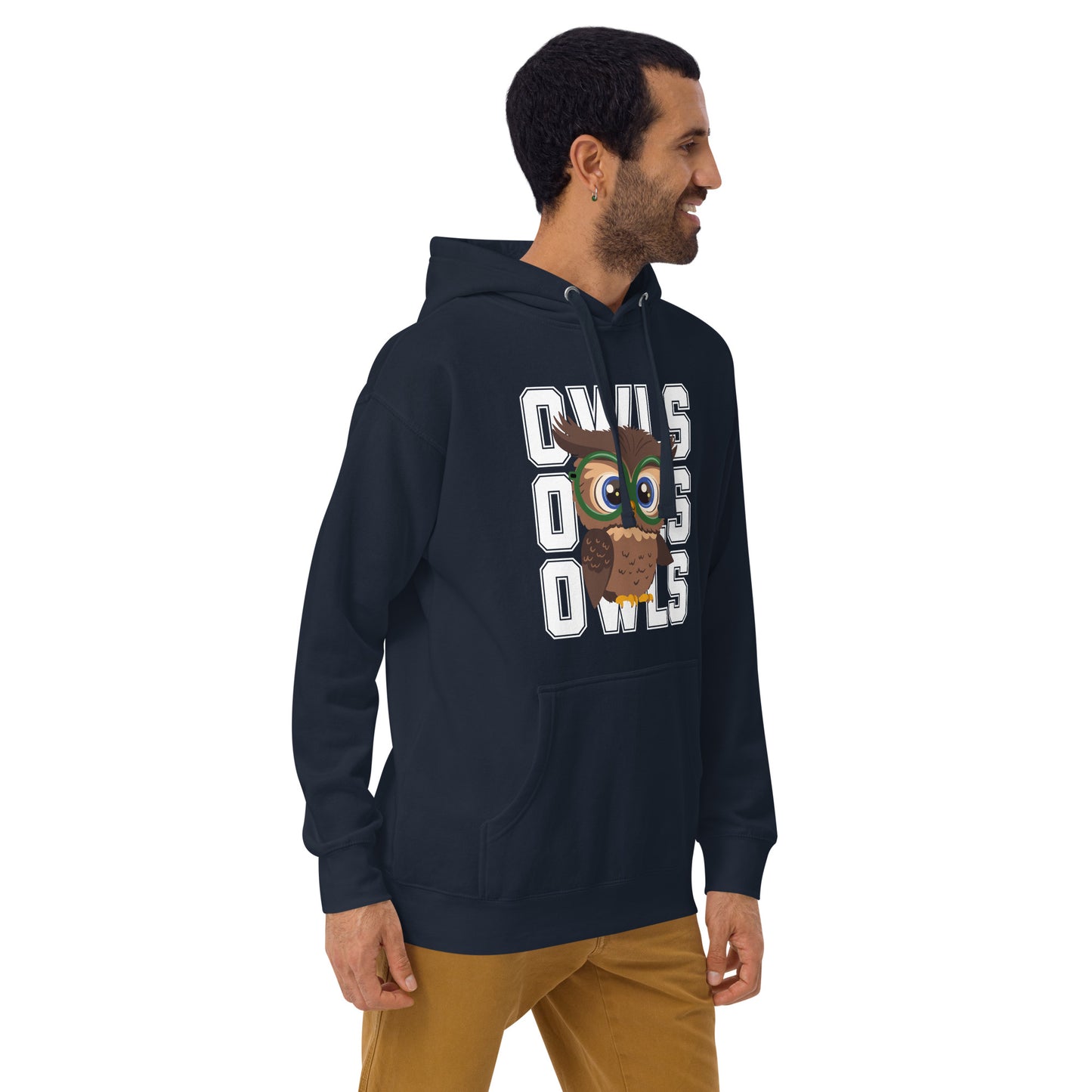 Audubon Owls - Adult Unisex Premium Hoodie