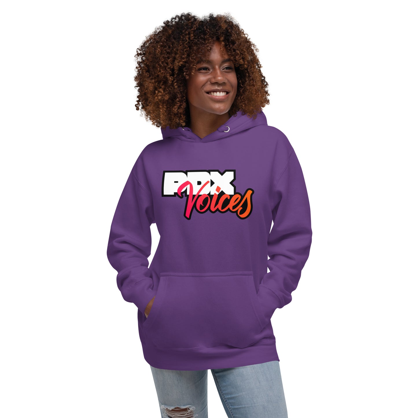 PDX Voices - Printed Premium Unisex Hoodie