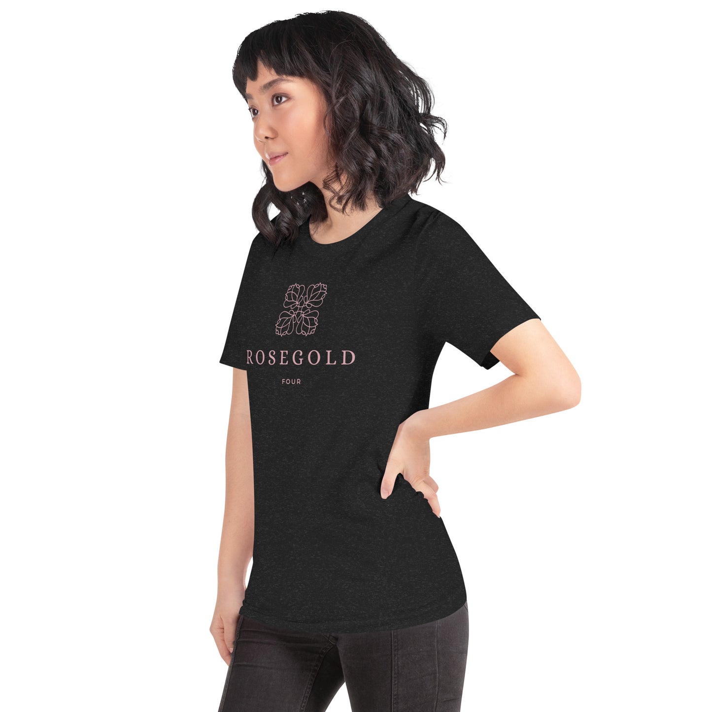 Rosegold Four - Printed Unisex t-shirt