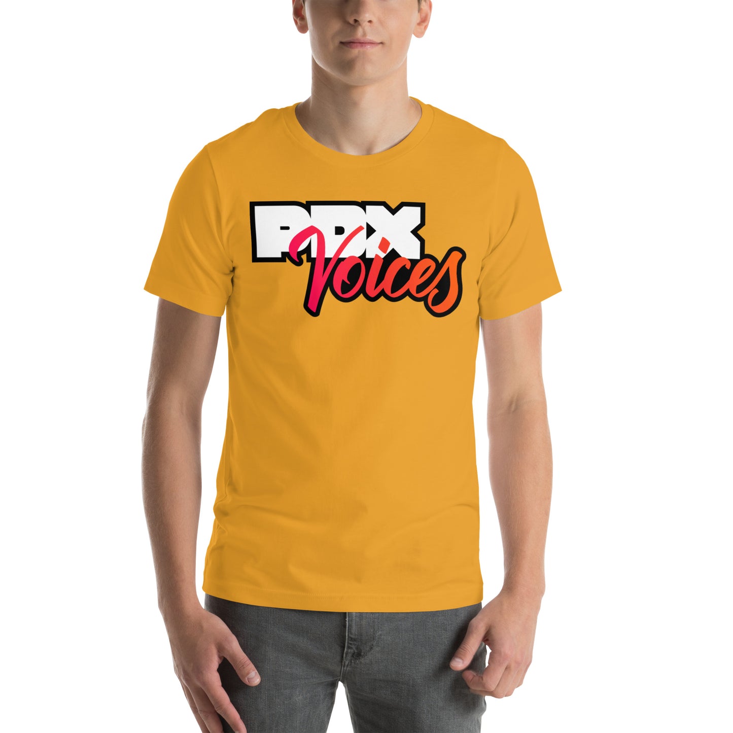 PDX Voices - Printed Unisex t-shirt