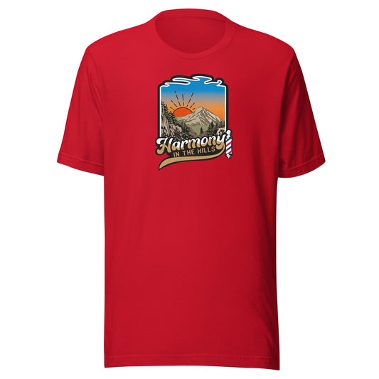 Harmony in the Hills - Printed Unisex t-shirt