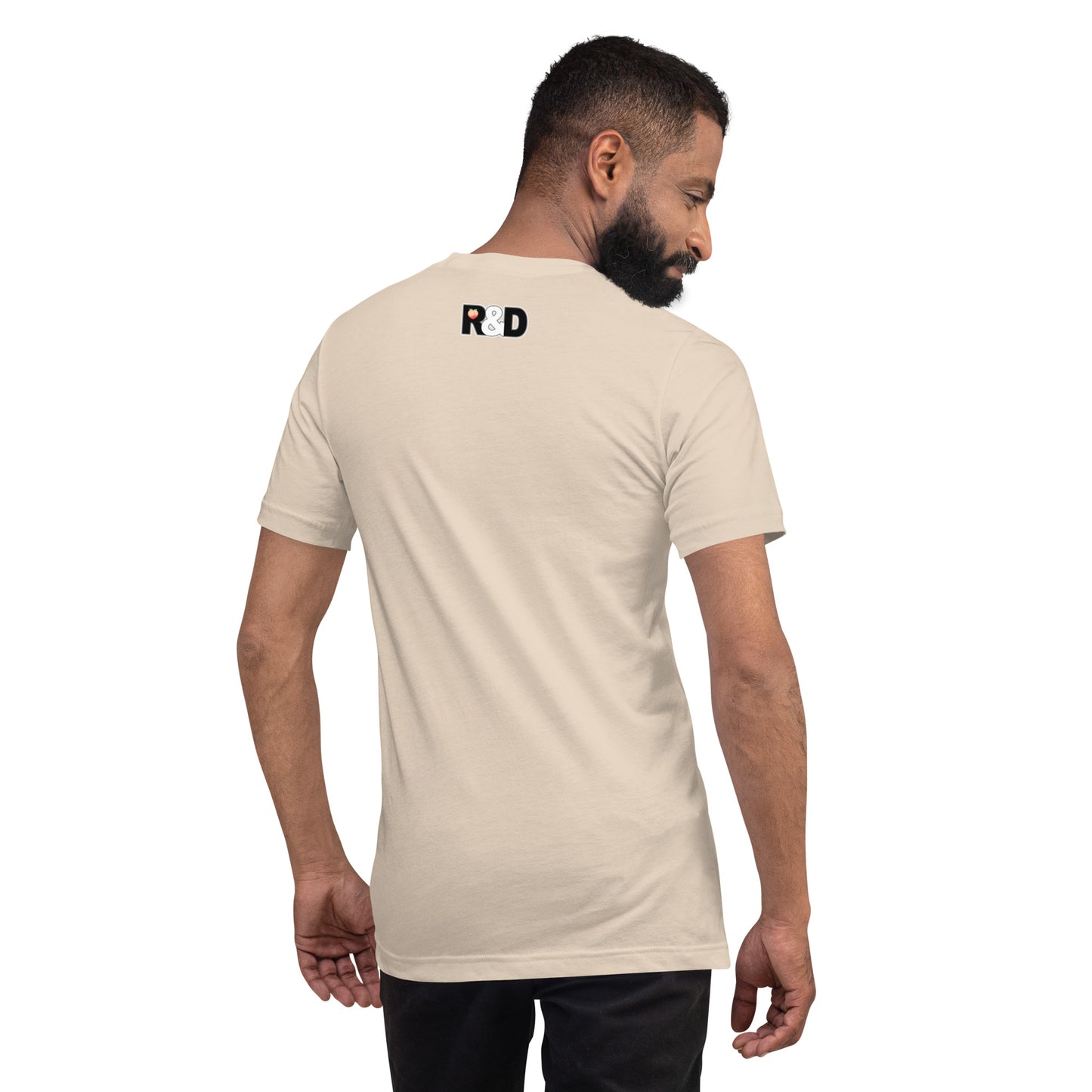 R&D Printed Peaches Unisex t-shirt