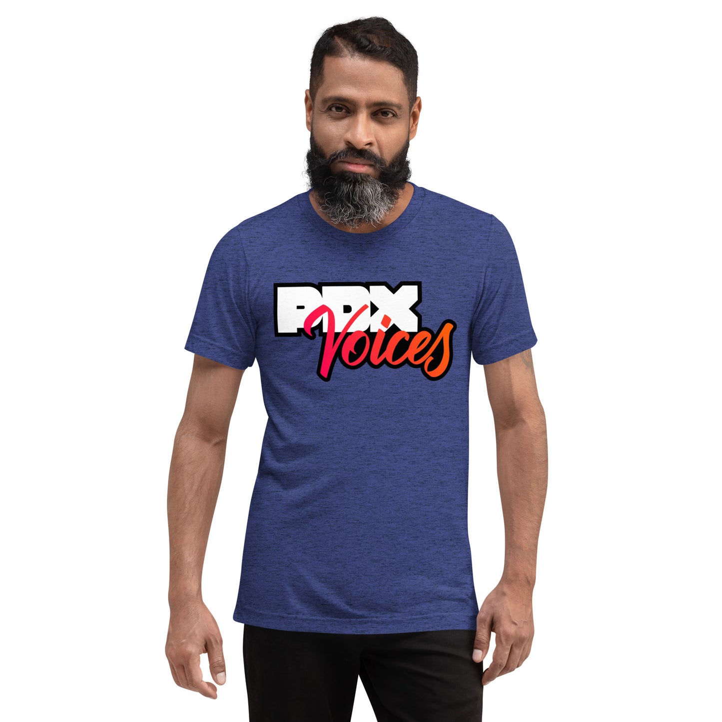 PDX Voices - Printed Super Soft Triblend Short sleeve t-shirt