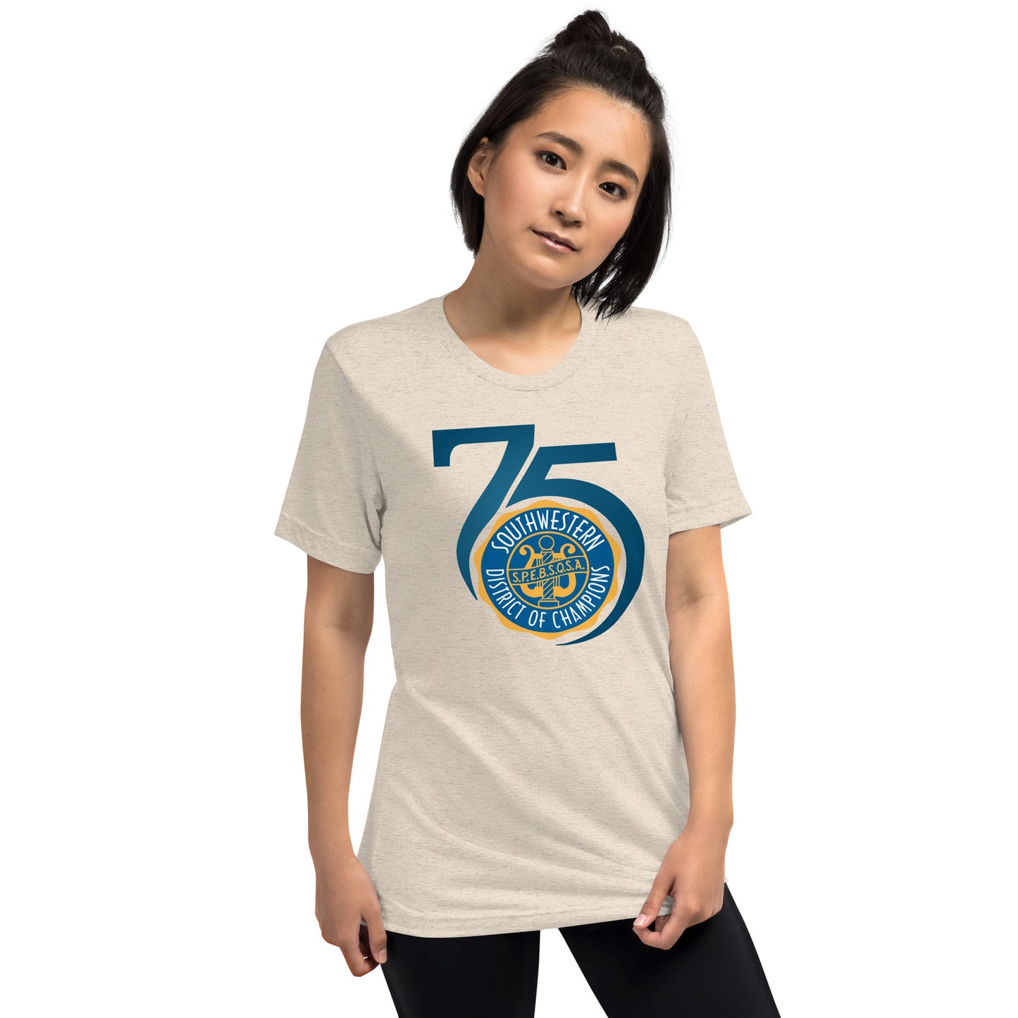 SWD - 75th Anniversary Printed Super Soft - Triblend Short sleeve t-shirt