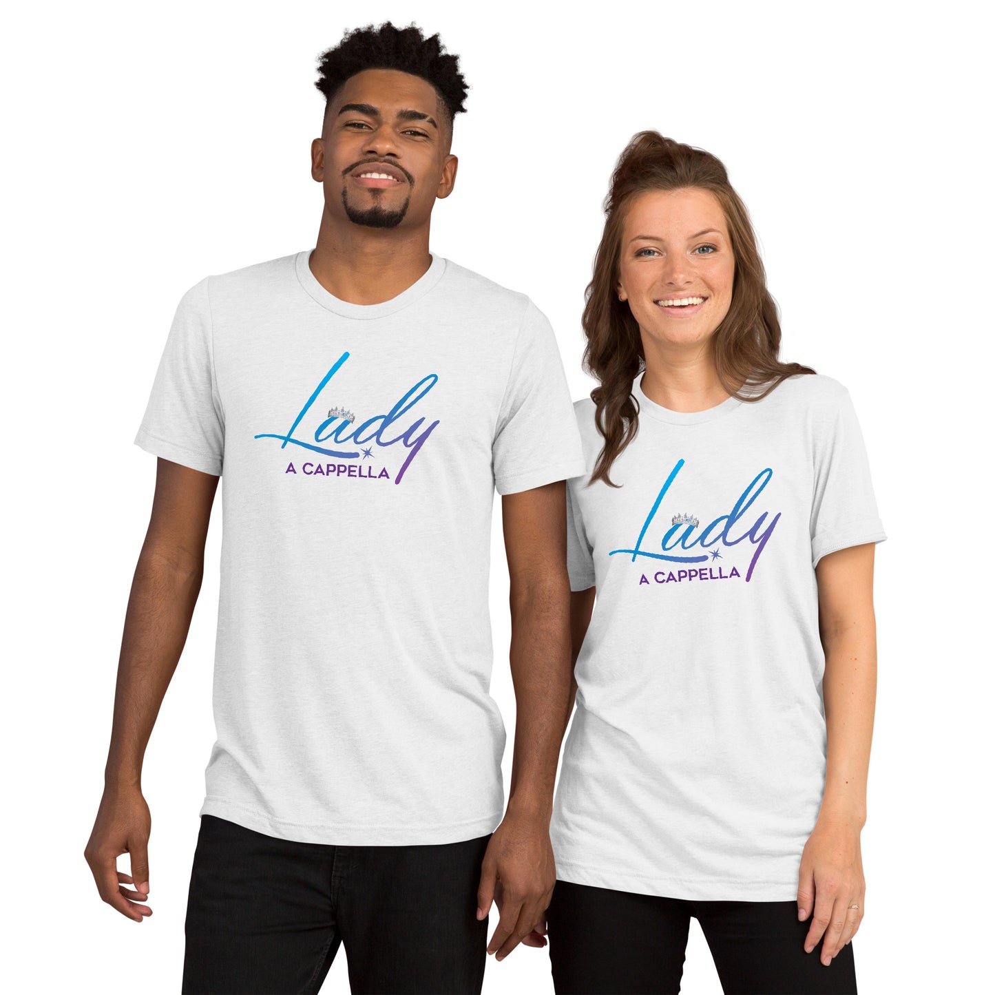 Lady A Cappella - Super Soft Triblend -  Unisex Fit -   Short sleeve t-shirt