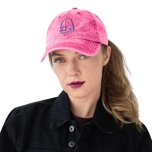 River Blenders - Embroidered Vintage Cotton Twill Cap