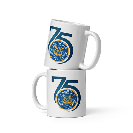 SWD - 75th Anniversary Printed White glossy mug