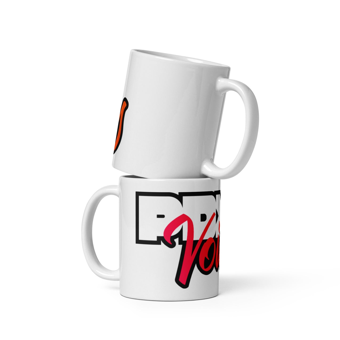 PDX Voices - Printed White glossy mug