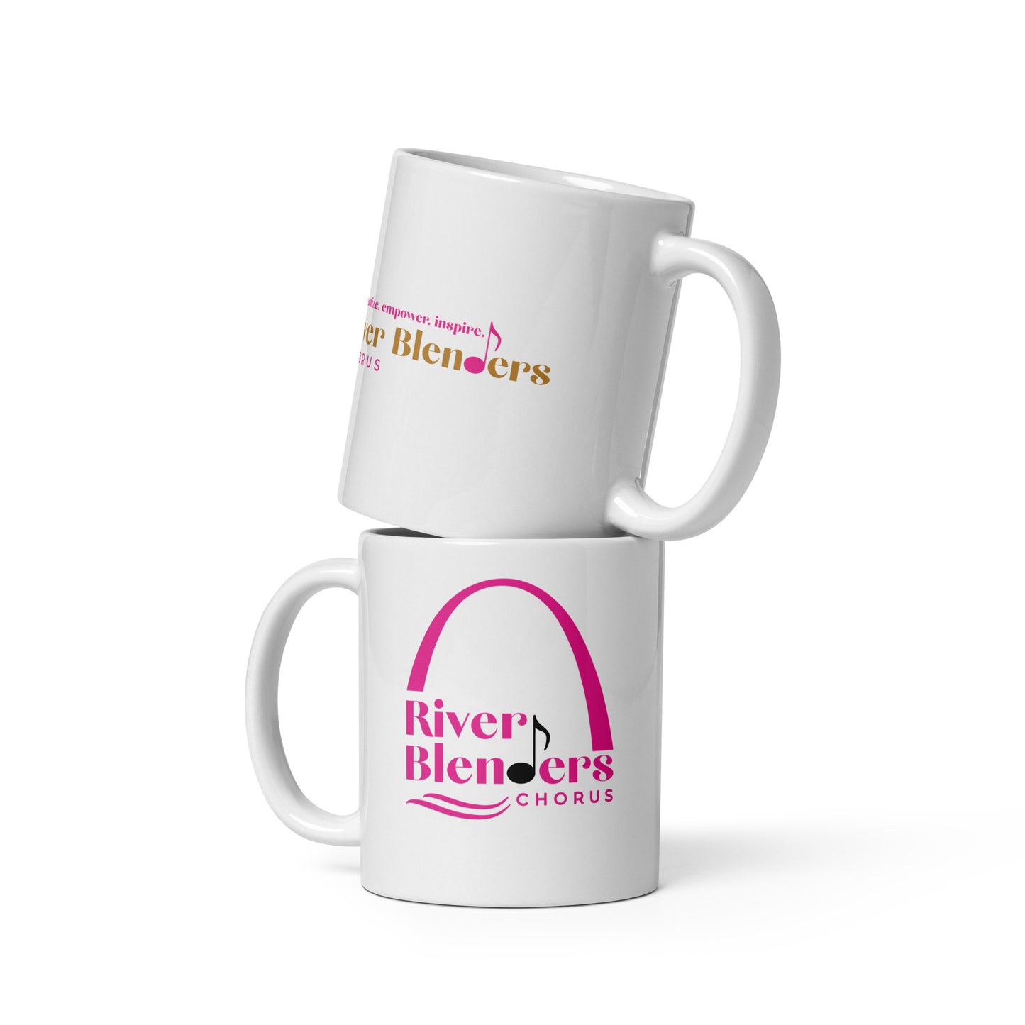 River Blenders - Double sided printed White glossy mug