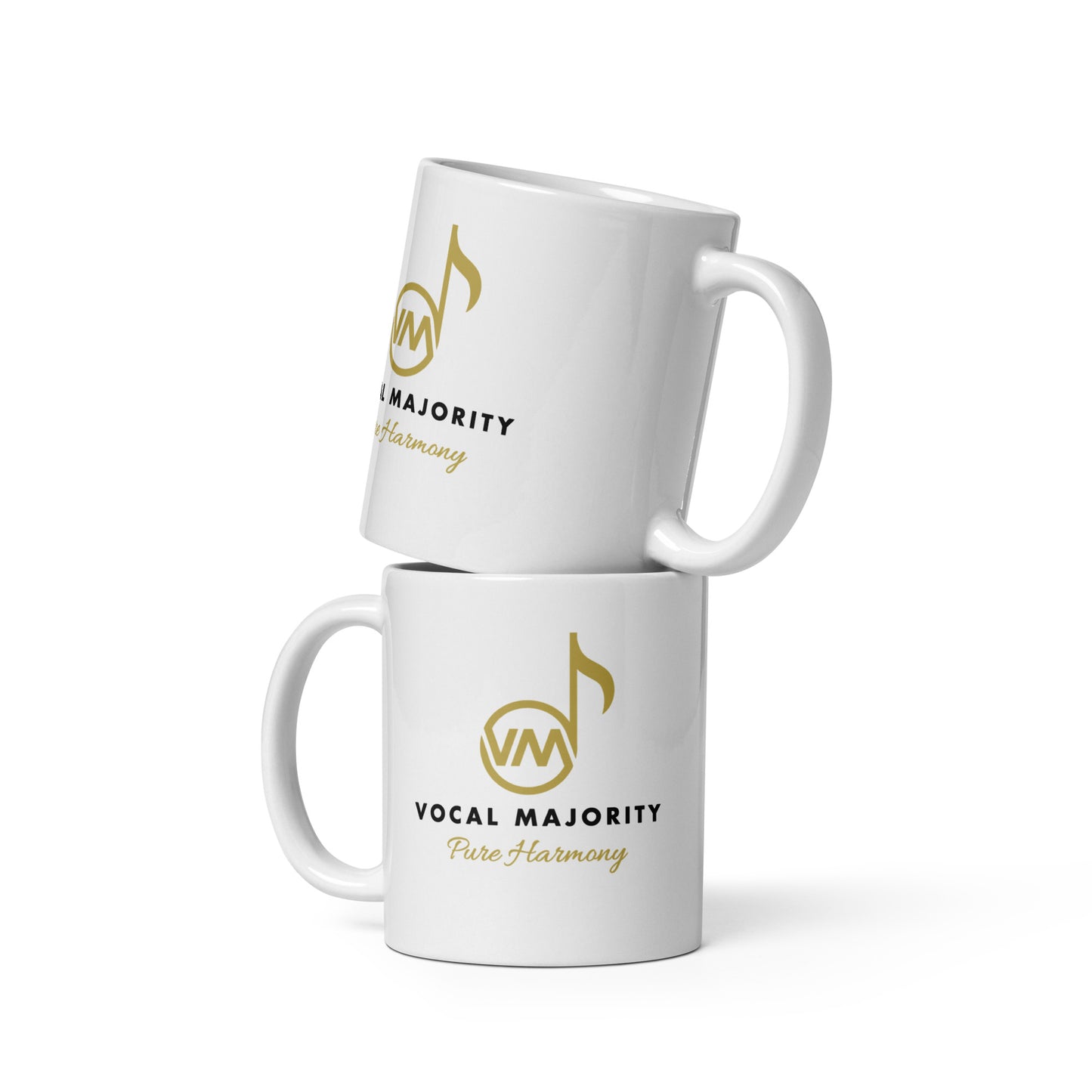 Vocal Majority - Printed White glossy mug