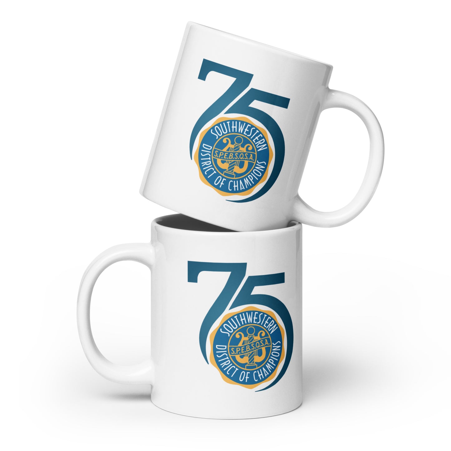 SWD - 75th Anniversary Printed White glossy mug