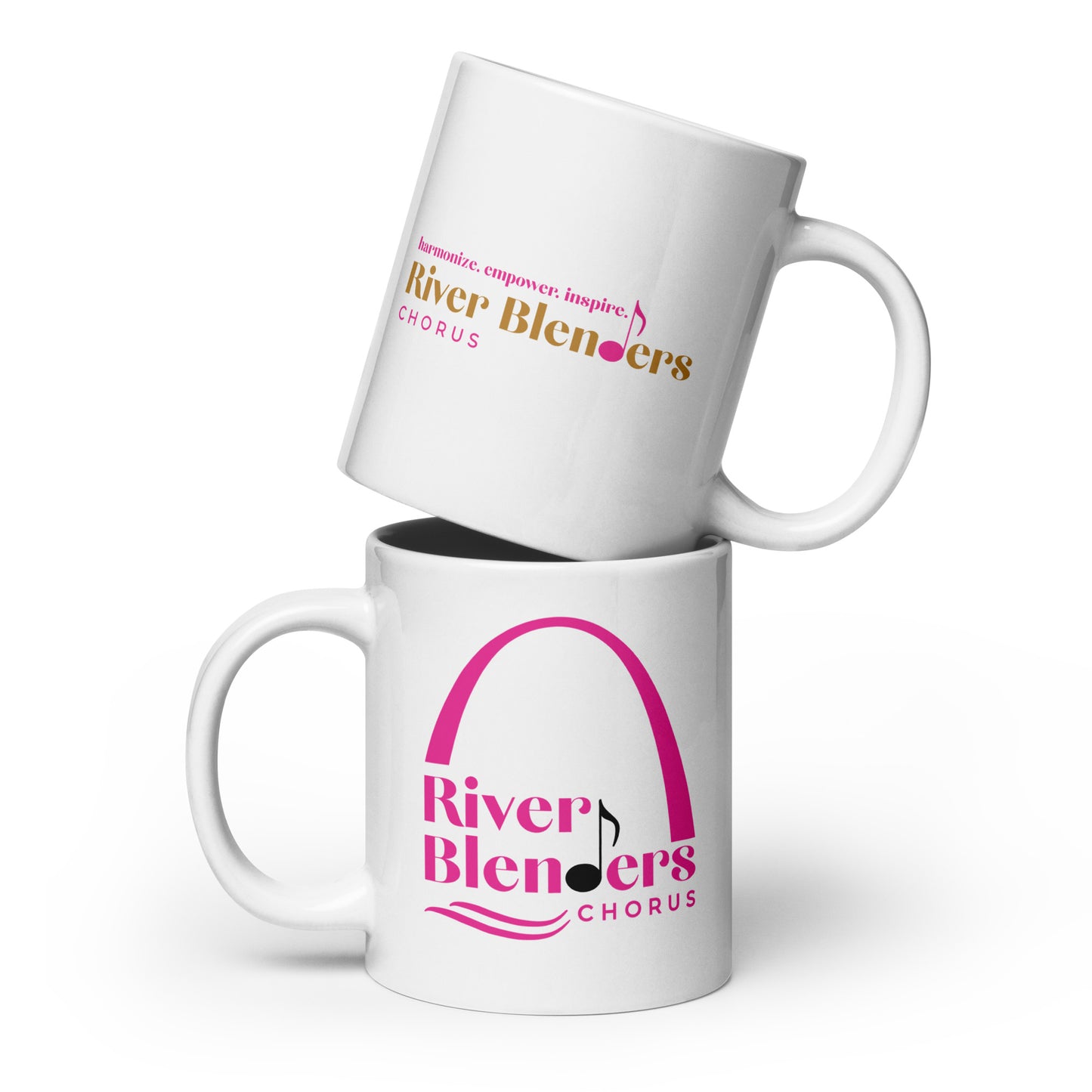 River Blenders - Double sided printed White glossy mug