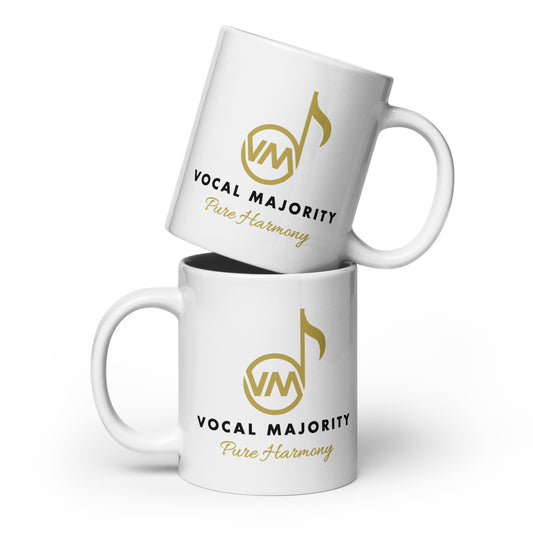 Vocal Majority - Printed White glossy mug