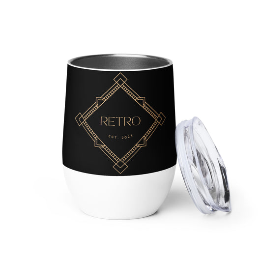 Retro - Printed Wine tumbler