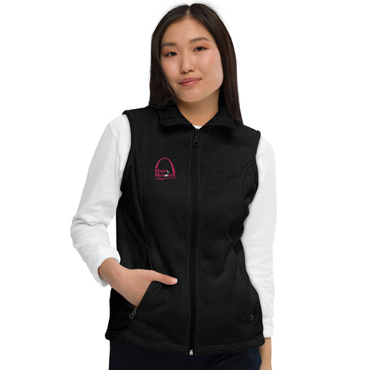 River Blenders - Embroidered Women’s Columbia fleece vest