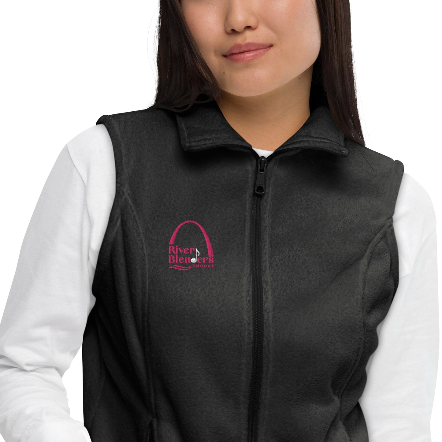 River Blenders - Embroidered Women’s Columbia fleece vest