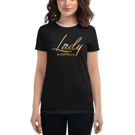 Lady A Cappella - Women's fitted short sleeve t-shirt