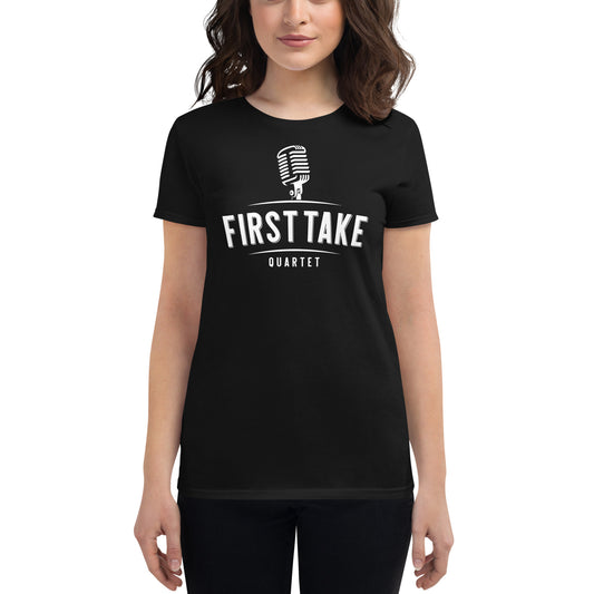 First Take - Printed Fitted Women's short sleeve t-shirt