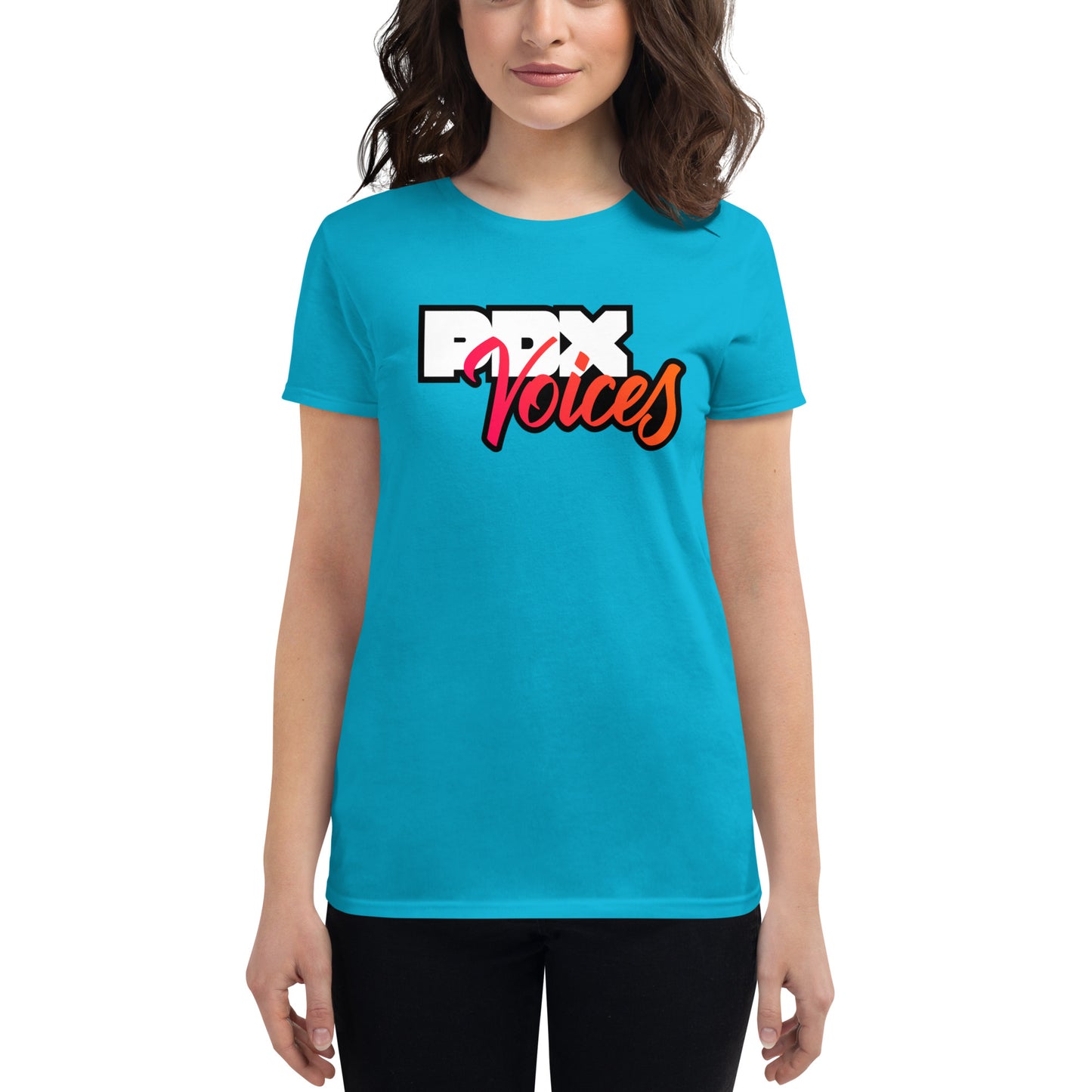 PDX Voices - Printed Women's short sleeve t-shirt