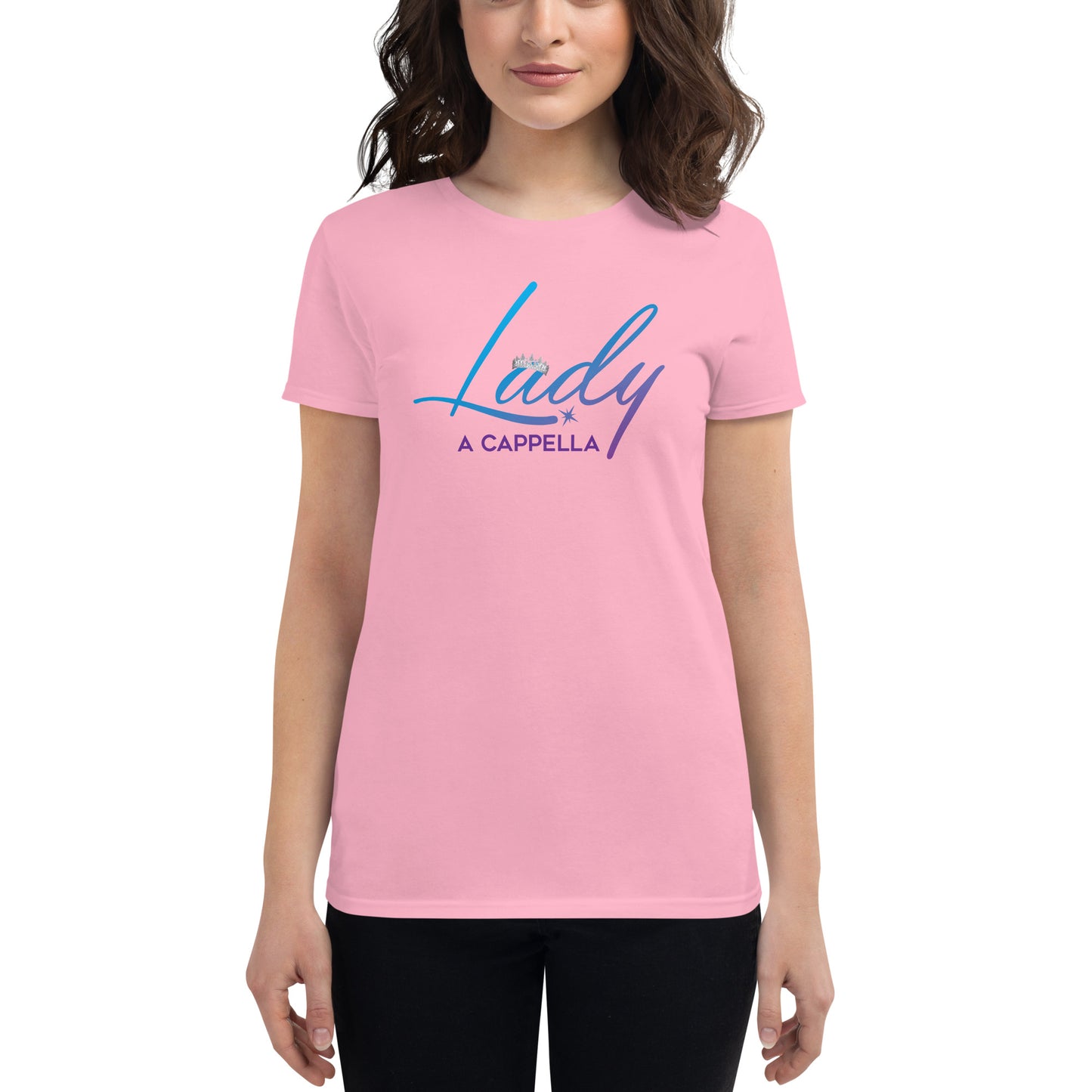 Lady A Cappella - Women's fitted short sleeve t-shirt