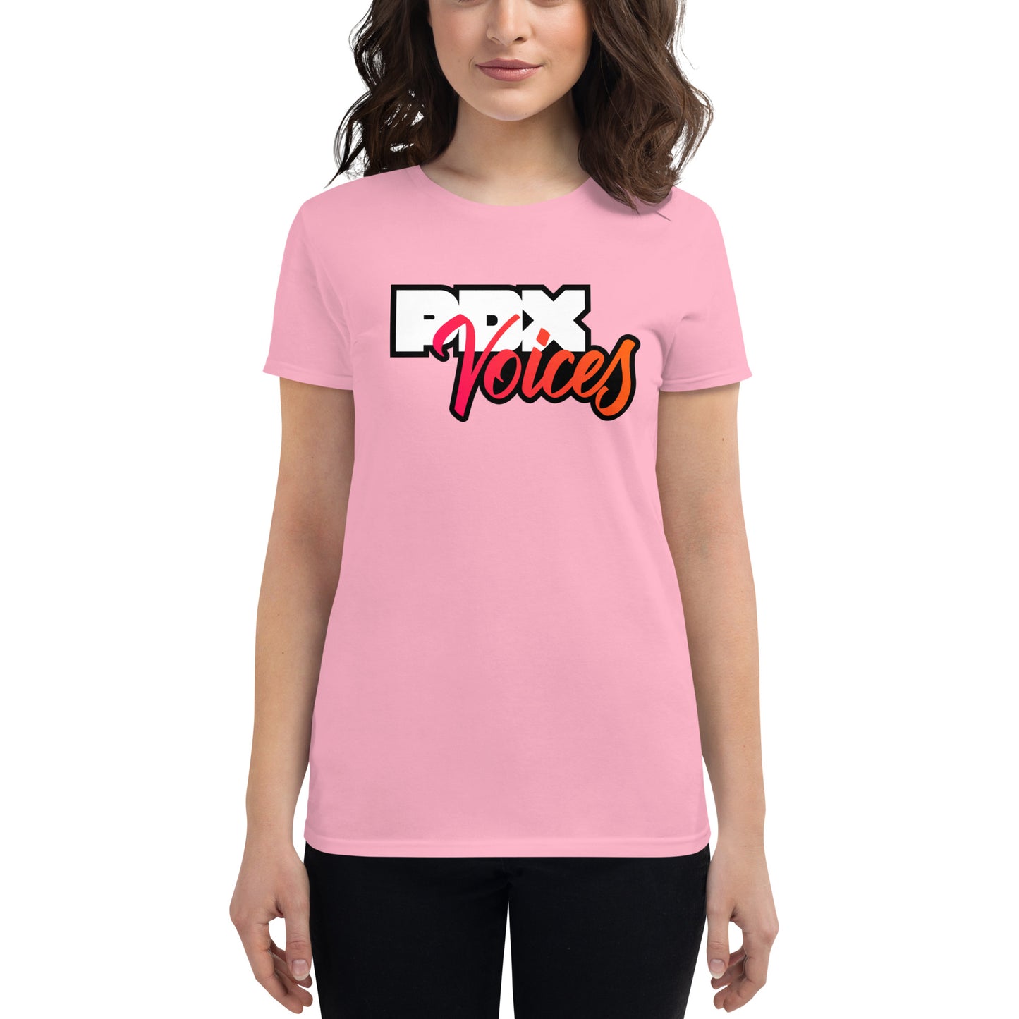 PDX Voices - Printed Women's short sleeve t-shirt