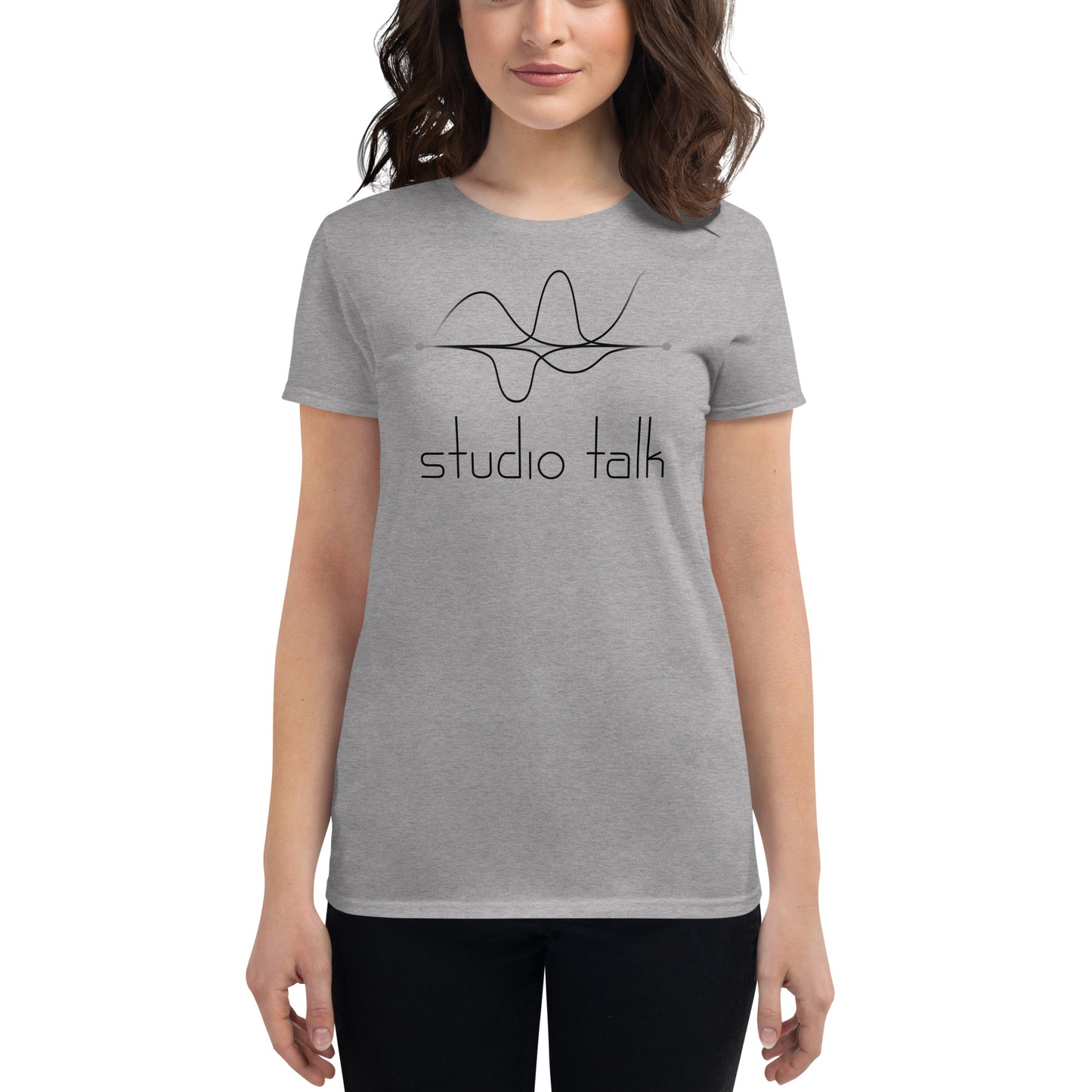 Studio Talk - Fitted Women's short sleeve t-shirt