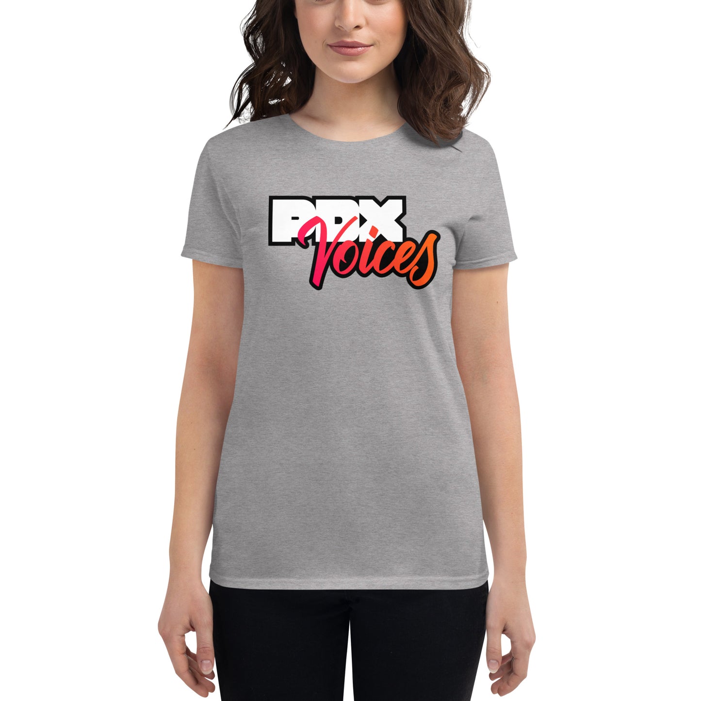 PDX Voices - Printed Women's short sleeve t-shirt