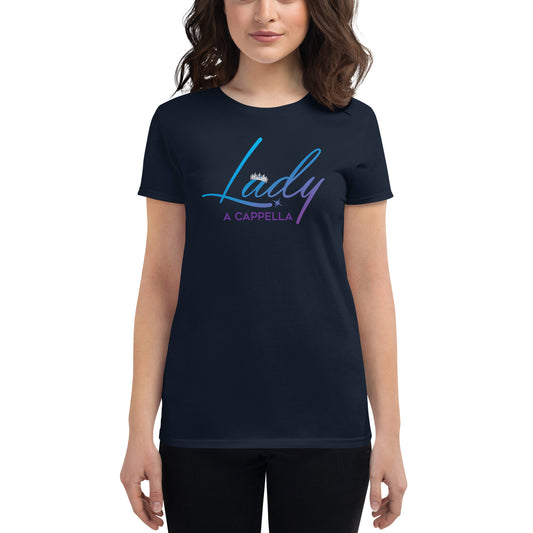 Lady A Cappella - Women's fitted short sleeve t-shirt