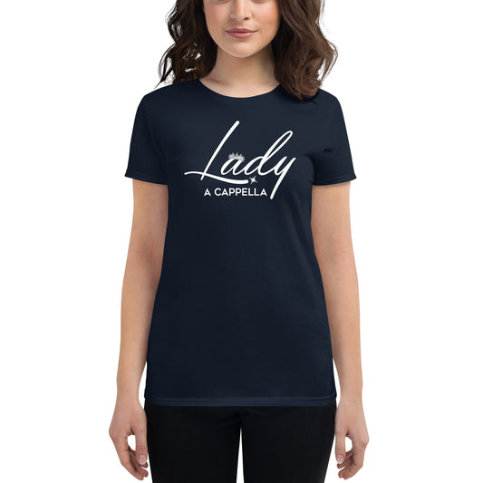 Lady A Cappella - Women's fitted short sleeve t-shirt