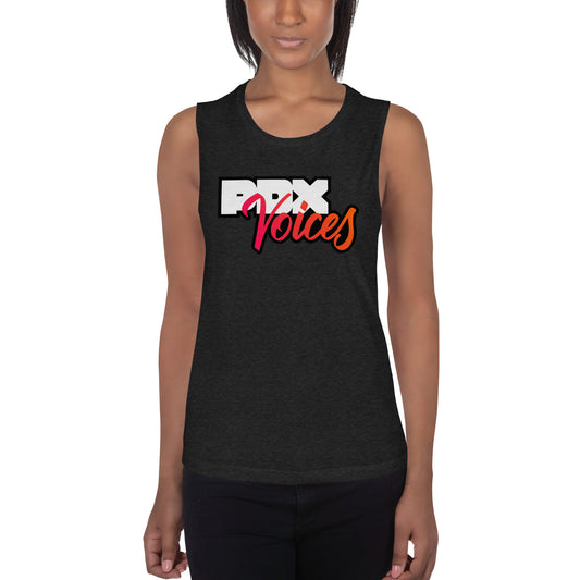 PDX Voices - Printed Ladies’ Muscle Tank