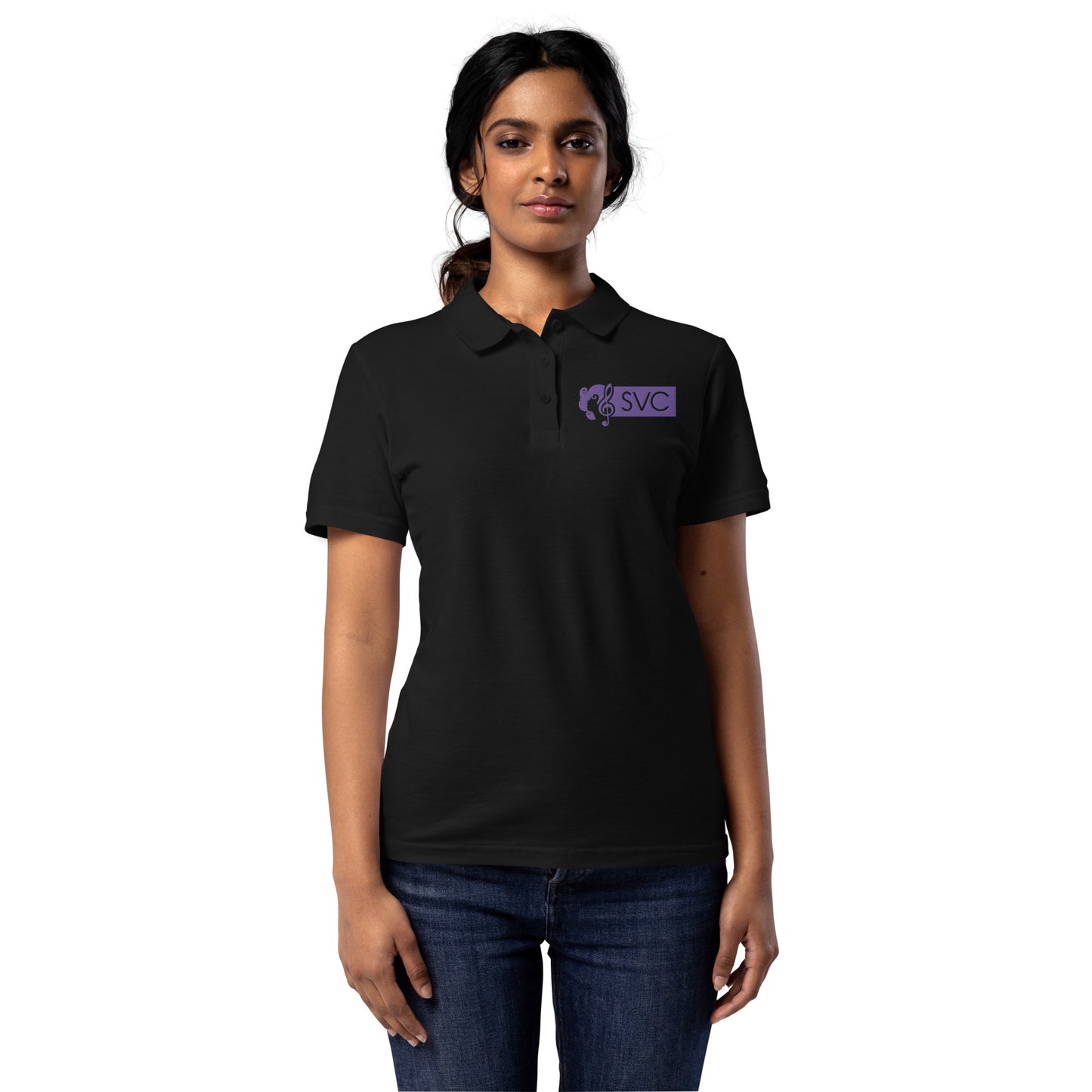 Scioto Valley Chorus - Embroidered Women’s pique polo shirt