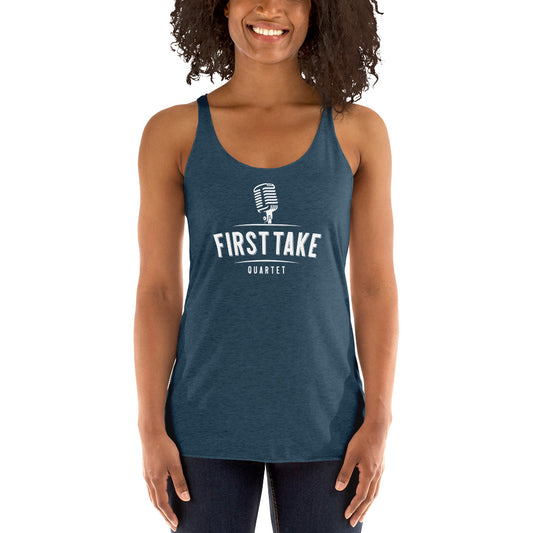 First Take - Printed Women's Racerback Tank