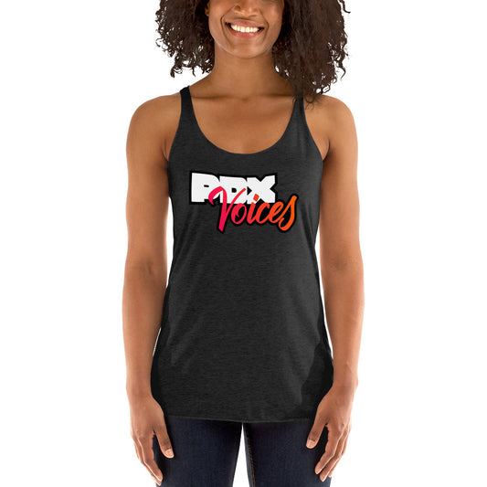 PDX Voices - Printed Women's Racerback Tank