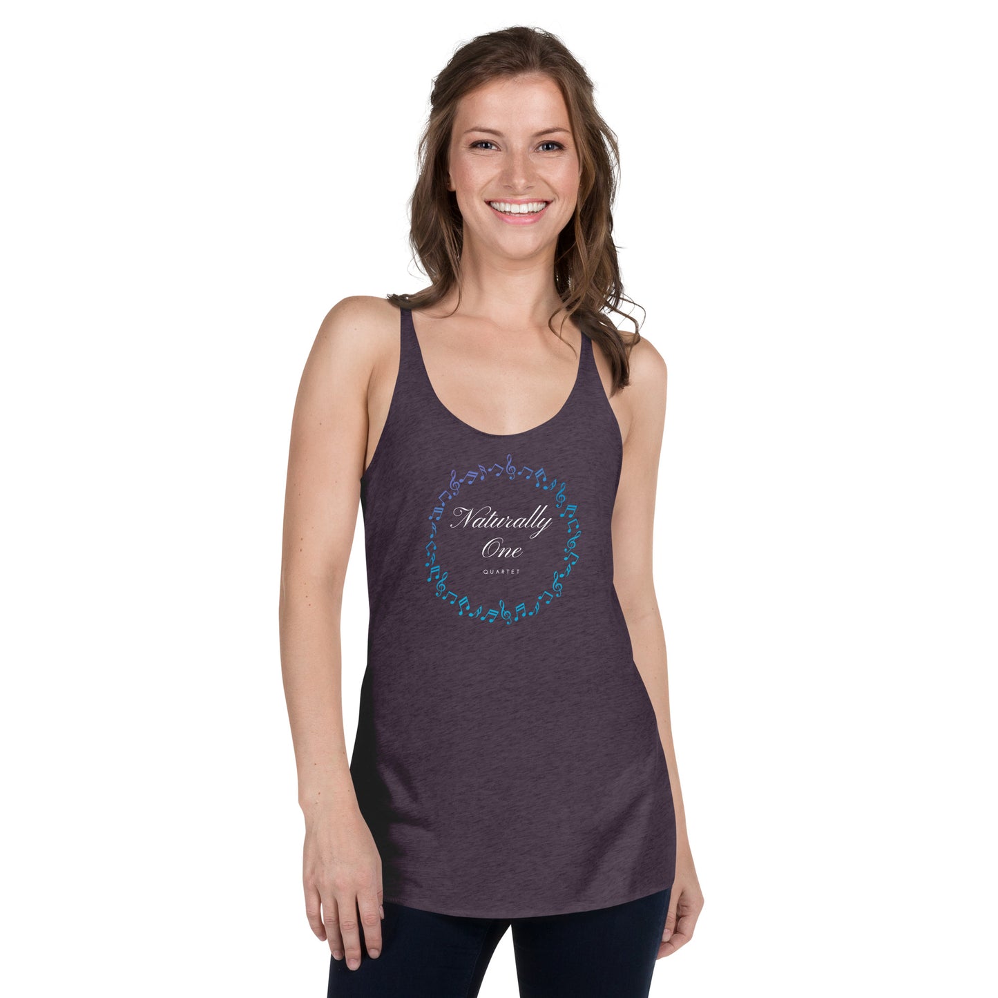 Naturally One - Printed Women's Racerback Tank