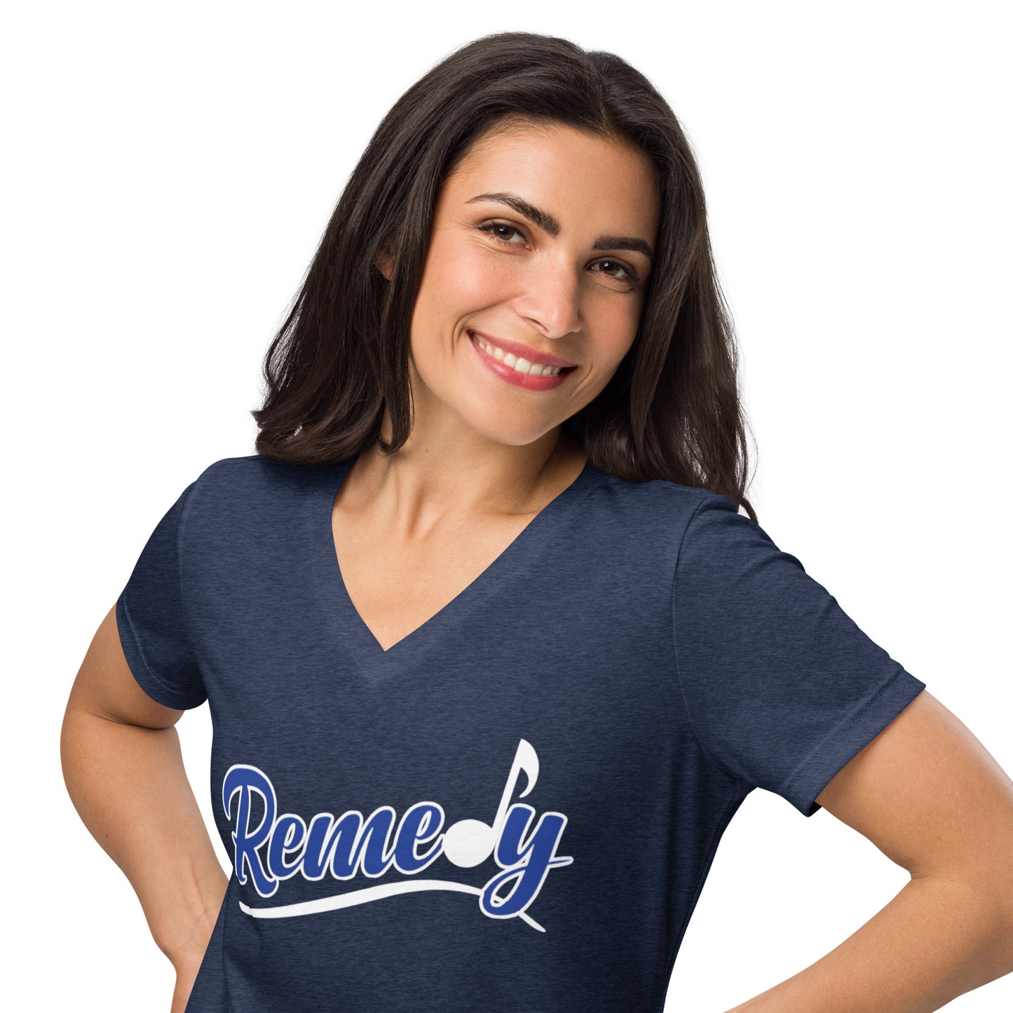 Remedy - Printed Women’s relaxed v-neck t-shirt