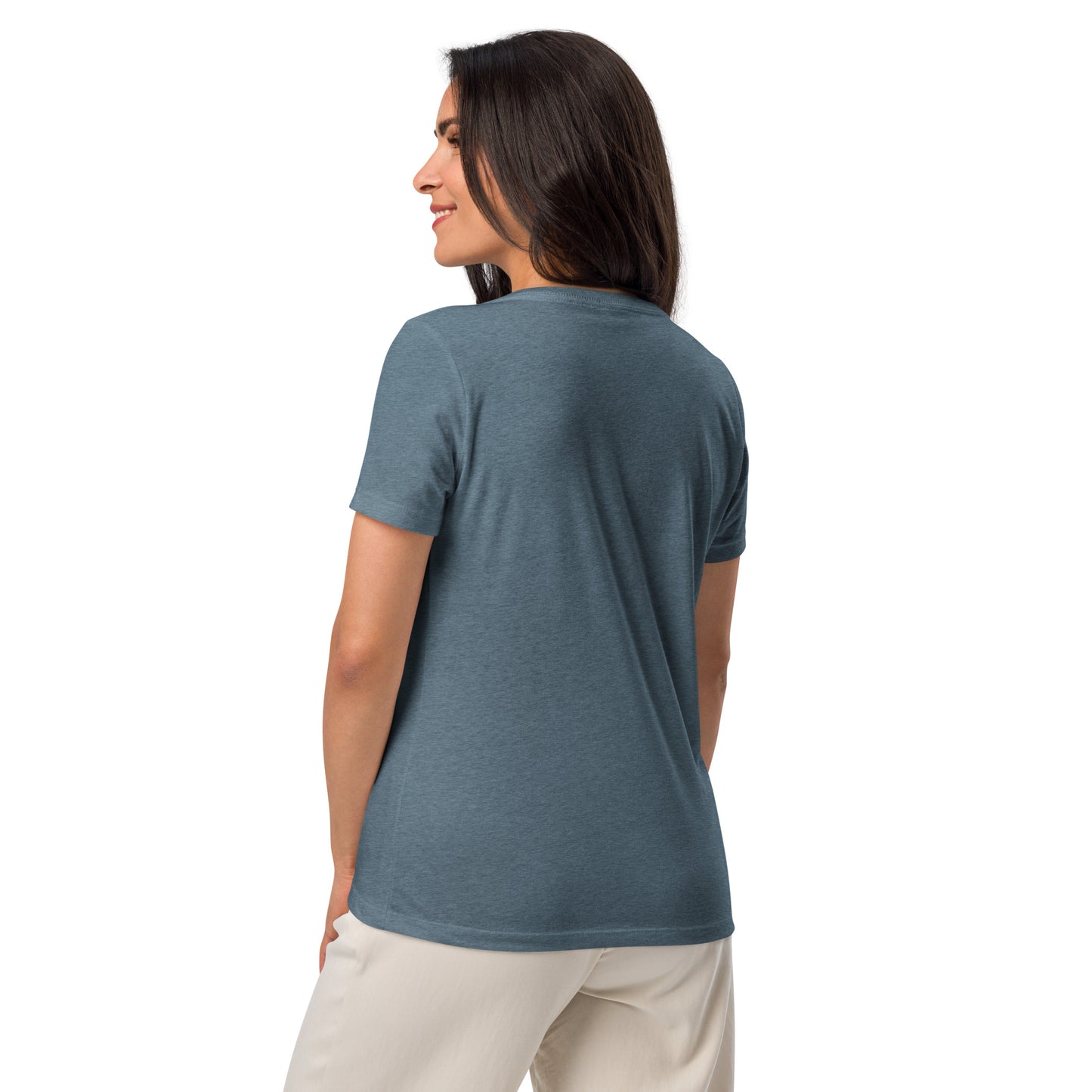 Instant Classic - Printed Women’s relaxed v-neck t-shirt