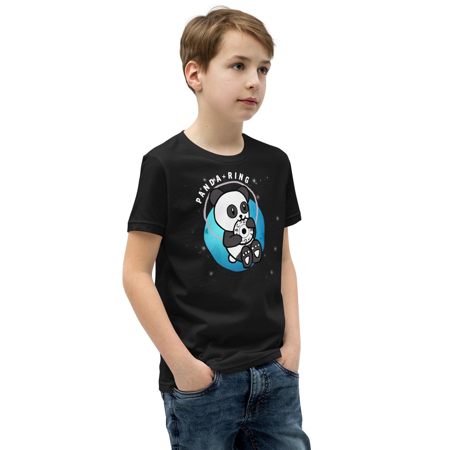 Panda ring - Youth Short Sleeve T-Shirt