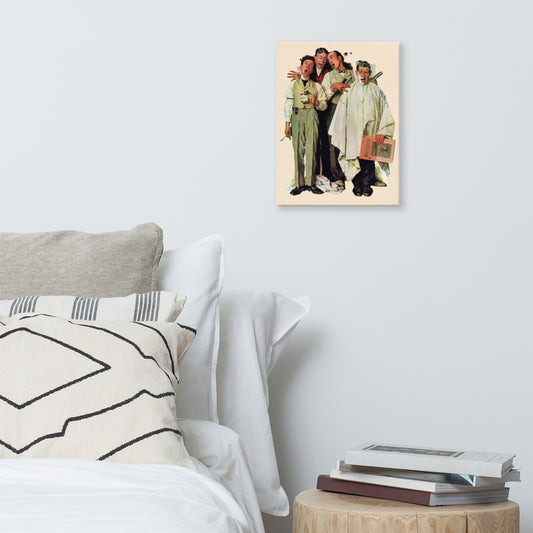 Rockwell Barbershop Quartet - Printed Canvas