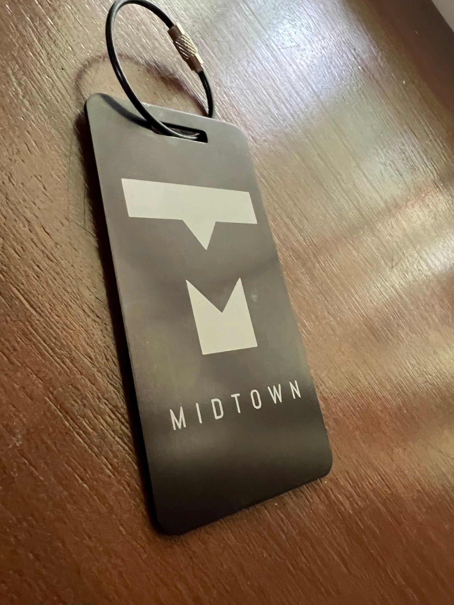 Custom Anodized Aluminum Luggage Tag