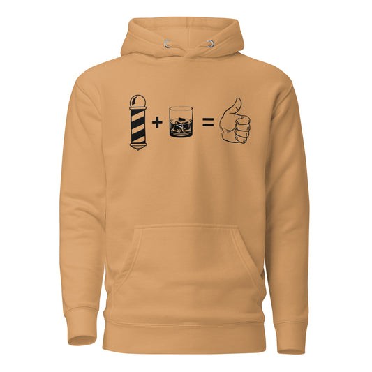 Barbershop & whiskey - Unisex Hoodie