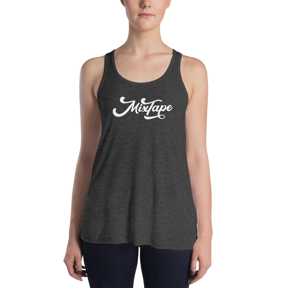 MixTape Logo:  Women's Flowy Racerback Tank